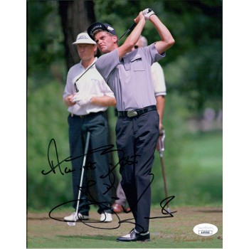 Jesper Parnevik PGA Golfer Signed 8x10 Glossy Photo JSA Authenticated