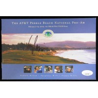 Corey Pavin PGA Golfer Signed AT&T Pebble Beach 2005 Flyer Program JSA Authentic