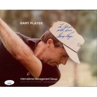 Gary Player Golfer Signed 8x10 Glossy Photo JSA Authenticated