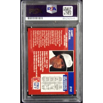 Gary Player Golfer Signed 1992 PGA Tour Pro Set Card #212 PSA Authenticated