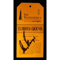 Gary Player Signed 1992 The Transamerica Championship Ticket JSA Authenticated
