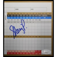 Stacy Prammanasud LPGA Signed Blackhawk Country Club Scorecard JSA Authenticated