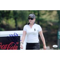 Morgan Pressel LPGA Golfer Signed 8x12 Glossy Photo JSA Authenticated