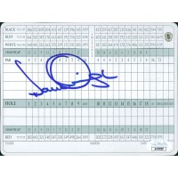 Dana Quigley PGA Golfer Signed Sonoma Golf Club Scorecard JSA Authenticated