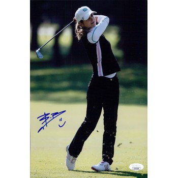 Beatriz Recari LPGA Golfer Signed 8x12 Glossy Photo JSA Authenticated