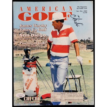 Chi Chi Rodriguez Golfer Signed American Golf Magazine JSA Authenticated