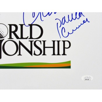 Samsung LPGA World Championship Signed 12x18 Photo JSA Auth Kerr Inkster Creamer