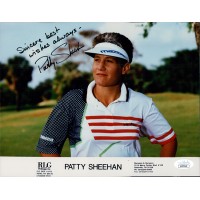 Patty Sheehan LPGA Golfer Signed 8x10 Glossy Photo JSA Authenticated
