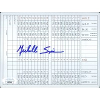 Michelle Simpson LPGA Golfer Signed The Ridge Golf Club Scorecard JSA Authentic