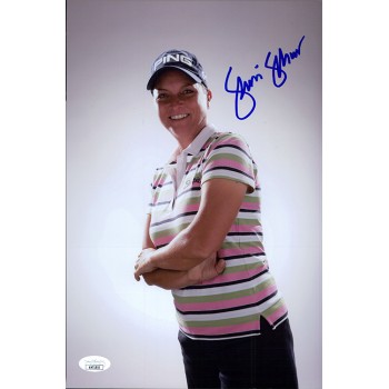 Sherri Steinhauer LPGA Golfer Signed 8x12 Glossy Photo JSA Authenticated