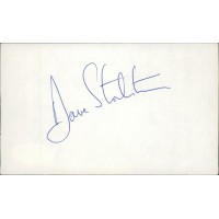 Dave Stockton PGA Golfer Signed 3x5 Index Card JSA Authenticated
