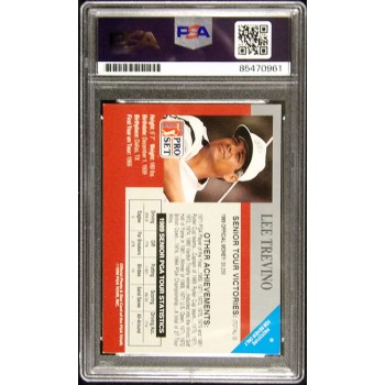Lee Trevino Signed 1990 PGA Tour Pro Set Prototype Card PSA Authenticated