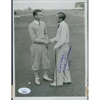 Willie Turnesa Golfer Signed 6x8 Original Still Photo JSA Authenticated