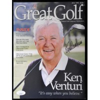 Ken Venturi PGA Golfer Signed Great Golf July 1998 Magazine JSA Authenticated