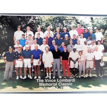 Vince Lombardi 1993 Memorial Classic Signed Matte by 11 Players JSA Authentic