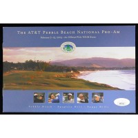 Bobby Wadkins PGA Golfer Signed AT&T Pebble Beach 2005 Flyer Program JSA Authen