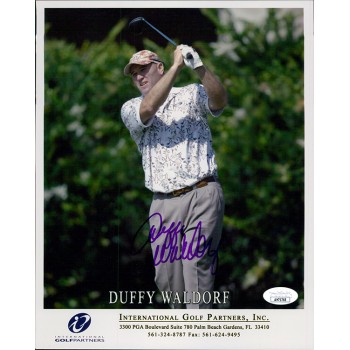 Duffy Waldorf PGA Golfer Signed 8x10 Matte Photo JSA Authenticated