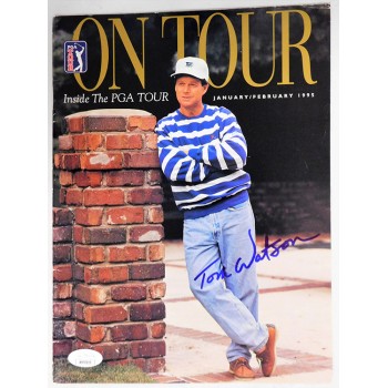 Tom Watson PGA Golfer Signed Jan/Feb 1995 On Tour Magazine JSA Authenticated