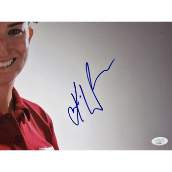 Karrie Webb LPGA Golfer Signed 12x18 Glossy Photo JSA Authenticated