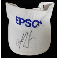 Karrie Webb LPGA Golfer Signed EPSON Visor Hat JSA Authenticated