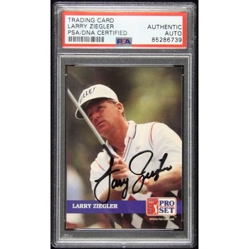 Larry Ziegler Signed 1992 PGA Tour Pro Set Card #229 PSA Authenticated