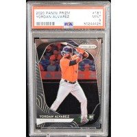 Yordan Alvarez Houston Astros 2020 Panini Prizm Rookie Card #181 PSA 9 MINT