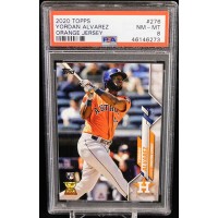 Yordan Alvarez Houston Astros 2020 Topps Rookie Card #276 PSA 8 Near Mint