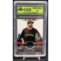 Heath Bell 2011 Topps All-Star Stitches Game Card #AS-36 CGGS 10 Gem Mint