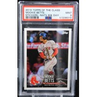 Mookie Betts Boston Red Sox 2019 Topps of The Class Sticker Card PSA 9 Mint