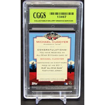 Michael Cuddyer 2011 Topps All-Star Stitches Game Card #AS-24 CGGS 10 Gem Mint