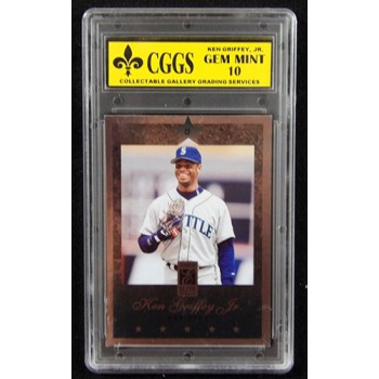 Ken Griffey Jr. Mariners 1997 Donruss Elite Baseball Card #5 CGGS 10 Mint