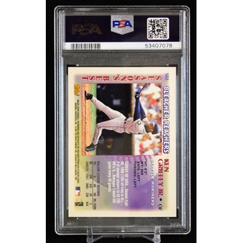 Ken Griffey Jr. 1997 Topps Chrome Season's Best Refractor Card #SB8 PSA 8 NM-MT