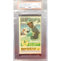 Rickey Henderson 1983 Granny Goose Potato Chips Card #35 With Coupon PSA 5 EX