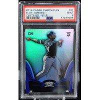 Eloy Jimenez White Sox 2019 Panini Chronicles Blue Card #21 PSA 9 Mint /99