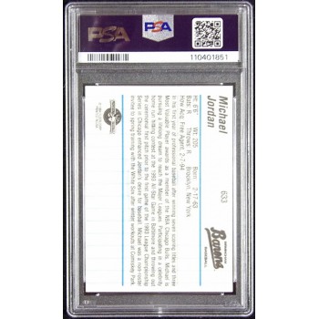 Michael Jordan Birmingham Barons 1994 Fleer Procards Card #633 PSA 8 Near MINT