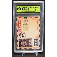 Eddie Mathews 2010 Panini Century Collection Air Mail Card #4 /250 CGGS 10 Mint