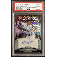 Cedric Mullins Signed 2019 Panini Prizm Power Plaid Rookie Card #RA-CM PSA 8 /75
