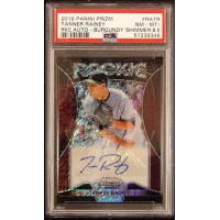 Tanner Rainey Signed 2019 Panini Prizm Burgundy Rookie Card #RA-TR PSA 8.5 /25