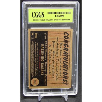 Kazuhiro Sasaki 2003 Bowman Heritage Diamond Cuts Card #DC-KI CGGS 10 Mint