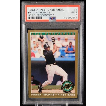 Frank Thomas 1993 O-Pee-Chee Premier Star Performers Card #1 PSA 9 Mint