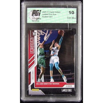 LaMelo Ball Charlotte Hornets 2020-21 Panini Instant Card #29 PGI 10 Mint /399