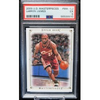 Lebron James Cleveland Cavaliers 2009 Upper Deck Masterpieces Card #MA-LJ PSA 5