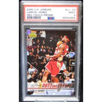 Lebron James 2006 Upper Deck Jordan NBA Finals Promo Card #LJ-23 PSA 9 Mint