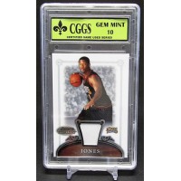 Bobby Jones 76ers 2006-07 Topps Bowman Sterling Relic Card #69 CGGS 10 Mint