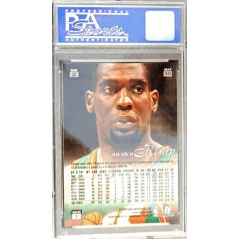 Shawn Kemp Seattle Supersonics 1996/97 Flair Showcase Row 2 Card #30 PSA 9