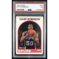 David Robinson San Antonio Spurs 1989 Hoops Rookie Card #138 PSA 7 Near Mint