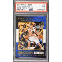 Klay Thompson Golden State Warriors 2015 Panini Hoops Card #10 PSA 7