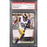 Isaac Bruce 2000 Collectors Edge Uncirculated Card #114 PSA 10 Gem Mint /5000