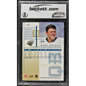 Mark Brunell Jacksonville Jaguars 1998 Leaf Rookies And Stars #121 Beckett 10