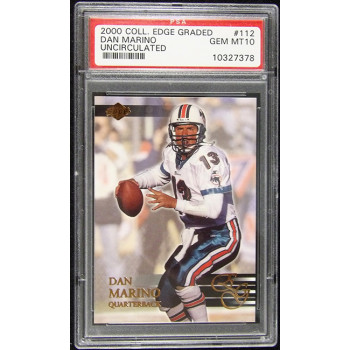 Dan Marino 2000 Collectors Edge Uncirculated Card #112 PSA 10 Gem Mint /5000